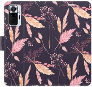 iSaprio flip puzdro Ornamental Flowers 02 pre Xiaomi Redmi Note 10 Pro - Kryt na mobil