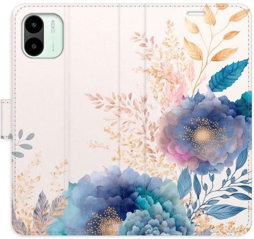 iSaprio flip pouzdro Ornamental Flowers 03 pro Xiaomi Redmi A1 / A2 - Phone Cover - Main image