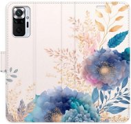 Kryt na mobil iSaprio flip puzdro Ornamental Flowers 03 na Xiaomi Redmi Note 10 Pro - Kryt na mobil