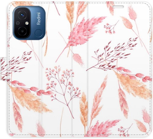 iSaprio flip pouzdro Ornamental Flowers pro Xiaomi Redmi 12C - Phone Cover - Main image