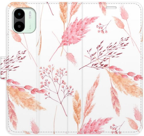 iSaprio flip pouzdro Ornamental Flowers pro Xiaomi Redmi A1 / A2 - Phone Cover - Main image
