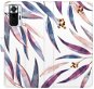 iSaprio flip pouzdro Ornamental Leaves pro Xiaomi Redmi Note 10 Pro - Phone Cover