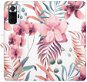 iSaprio flip pouzdro Pink Flowers 02 pro Xiaomi Redmi Note 10 Pro - Phone Cover