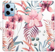iSaprio flip pouzdro Pink Flowers 02 pro Xiaomi Redmi Note 12 Pro 5G / Poco X5 Pro 5G - Phone Cover