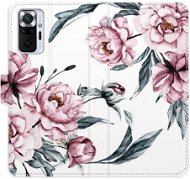iSaprio flip puzdro Pink Flowers pre Xiaomi Redmi Note 10 Pro - Kryt na mobil