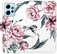 iSaprio flip pouzdro Pink Flowers pro Xiaomi Redmi Note 12 5G - Phone Cover