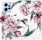Phone Cover iSaprio flip pouzdro Pink Flowers pro Xiaomi Redmi Note 12 5G - Kryt na mobil