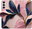 Pouzdro Pink Leaves pro Samsung Galaxy A14 / A14 5G