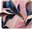 Pouzdro Pink Leaves pro Xiaomi Redmi 12C