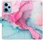 iSaprio flip pouzdro PinkBlue Marble pro Xiaomi Redmi Note 12 Pro 5G / Poco X5 Pro 5G - Phone Cover
