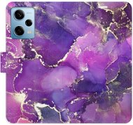 Phone Cover iSaprio flip pouzdro Purple Marble pro Xiaomi Redmi Note 12 Pro 5G / Poco X5 Pro 5G - Kryt na mobil