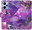 Pouzdro Purple Marble pro Xiaomi Redmi Note 12 Pro+ 5G
