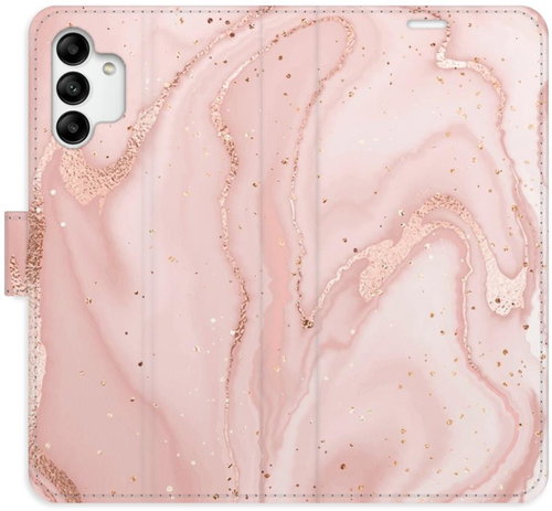 iSaprio flip pouzdro RoseGold Marble pro Samsung Galaxy A04s - Phone Cover - Main image