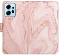iSaprio flip pouzdro RoseGold Marble pro Xiaomi Redmi Note 12 5G - Phone Cover