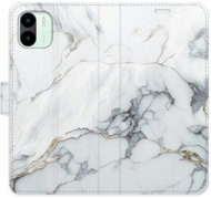 iSaprio flip pouzdro SilverMarble 15 pro Xiaomi Redmi A1 / A2 - Phone Cover