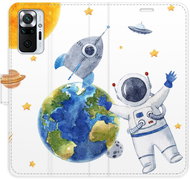 iSaprio flip pouzdro Space 06 pro Xiaomi Redmi Note 10 Pro - Phone Cover