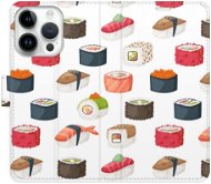 iSaprio flip pouzdro Sushi Pattern 02 pro iPhone 15 Pro - Phone Cover