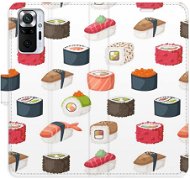 iSaprio flip puzdro Sushi Pattern 02 pre Xiaomi Redmi Note 10 Pro - Kryt na mobil