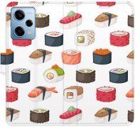 iSaprio flip puzdro Sushi Pattern 02 pre Xiaomi Redmi Note 12 Pro 5G/Poco X5 Pro 5G - Kryt na mobil