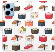 iSaprio flip puzdro Sushi Pattern 02 pre Xiaomi Redmi Note 12 Pro+ 5G - Kryt na mobil