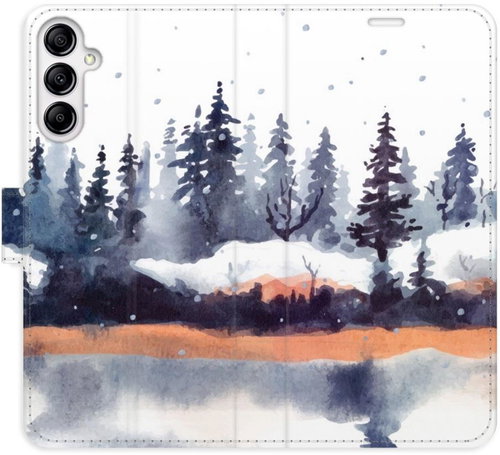 iSaprio flip puzdro Winter 02 pre Samsung Galaxy A14/A14 5G - Kryt na mobil - Hlavný obrázok