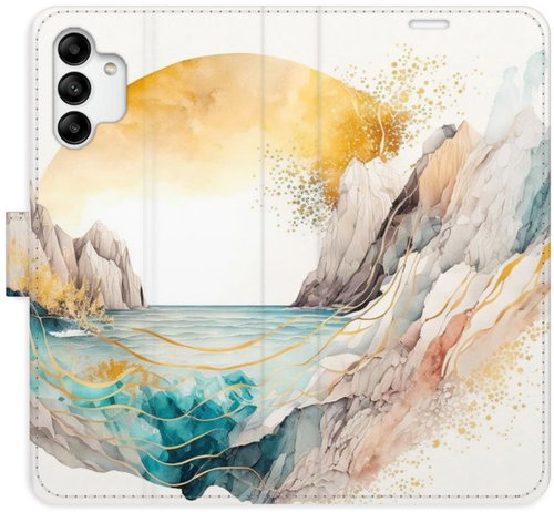 iSaprio flip pouzdro Winter in the Mountains pro Samsung Galaxy A04s - Phone Cover - Main image