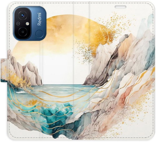 iSaprio flip pouzdro Winter in the Mountains pro Xiaomi Redmi 12C - Phone Cover - Main image