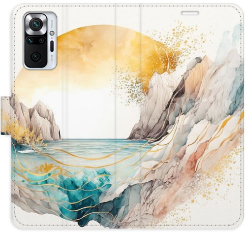 iSaprio flip pouzdro Winter in the Mountains pro Xiaomi Redmi Note 10 Pro - Phone Cover - Main image