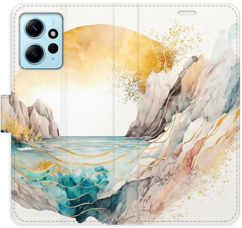 iSaprio flip pouzdro Winter in the Mountains pro Xiaomi Redmi Note 12 5G - Phone Cover - Main image