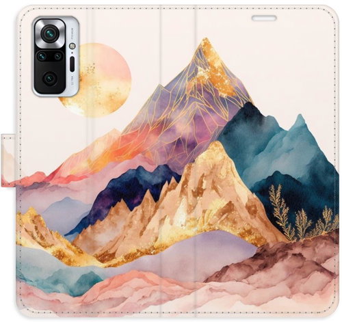 iSaprio flip pouzdro Beautiful Mountains pro Xiaomi Redmi Note 10 Pro - Phone Cover - Main image