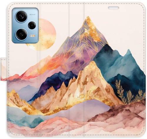 iSaprio flip pouzdro Beautiful Mountains pro Xiaomi Redmi Note 12 Pro 5G / Poco X5 Pro 5G - Phone Cover - Main image