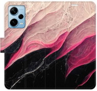 iSaprio flip pouzdro BlackPink Marble pro Xiaomi Redmi Note 12 Pro+ 5G - Phone Cover