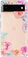 iSaprio Flower Brush pro Google Pixel 6 5G - Phone Cover