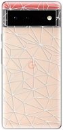 iSaprio Abstract Triangles 03 pro white pro Google Pixel 6 5G - Phone Cover