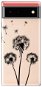 iSaprio Three Dandelions na black pro Google Pixel 6 5G - Kryt na mobil