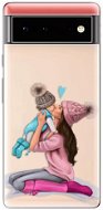 iSaprio Kissing Mom pro Brunette and Boy pro Google Pixel 6 5G - Phone Cover