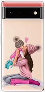 iSaprio Kissing Mom for Brunette and Girl for Google Pixel 6 5G - Phone Cover