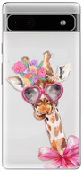 iSaprio Lady Giraffe pro Google Pixel 6a 5G - Phone Cover
