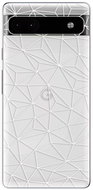 iSaprio Abstract Triangles 03 pro white pro Google Pixel 6a 5G - Phone Cover