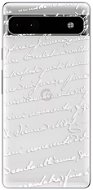 iSaprio Handwriting 01 pro white pro Google Pixel 6a 5G - Phone Cover