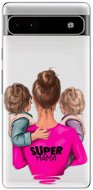 iSaprio Super Mama pro Two Boys pro Google Pixel 6a 5G - Phone Cover