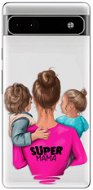iSaprio Super Mama pro Boy and Girl pro Google Pixel 6a 5G - Phone Cover