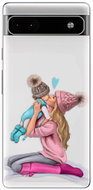 iSaprio Kissing Mom pro Blond and Boy pro Google Pixel 6a 5G - Phone Cover