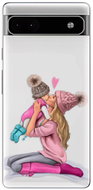 iSaprio Kissing Mom pro Blond and Girl pro Google Pixel 6a 5G - Phone Cover