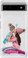 iSaprio Kissing Mom pro Brunette and Boy pro Google Pixel 6a 5G - Phone Cover