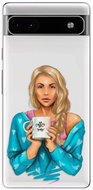 iSaprio Coffe Now pro Blond pro Google Pixel 6a 5G - Phone Cover
