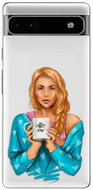 iSaprio Coffe Now pro Redhead pro Google Pixel 6a 5G - Phone Cover