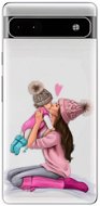 iSaprio Kissing Mom pro Brunette and Girl na Google Pixel 6a 5G - Kryt na mobil