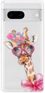 iSaprio Lady Giraffe pro Google Pixel 7 5G - Phone Cover