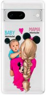iSaprio Mama Mouse Blonde and Boy pro Google Pixel 7 5G - Phone Cover